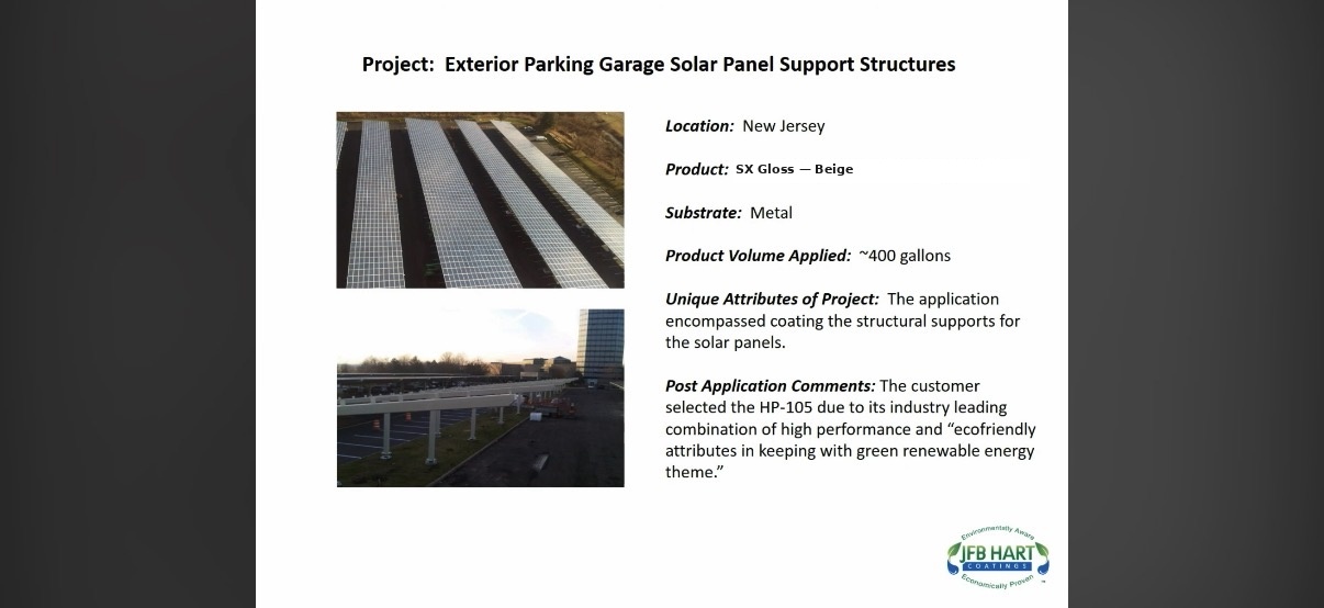 Parking Garage Solar Panel Support Structures
