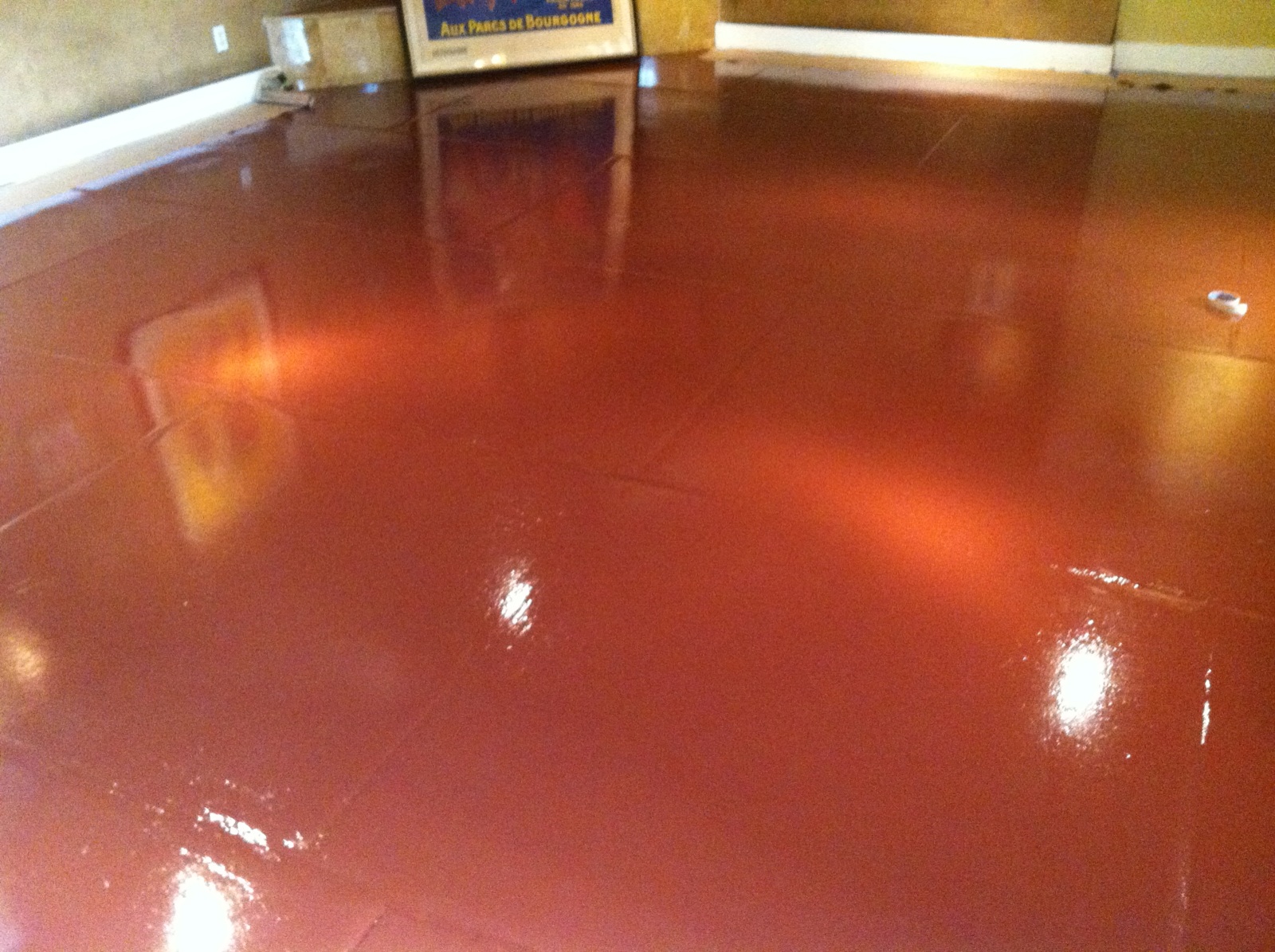 Bistro Jeanty wood floors after