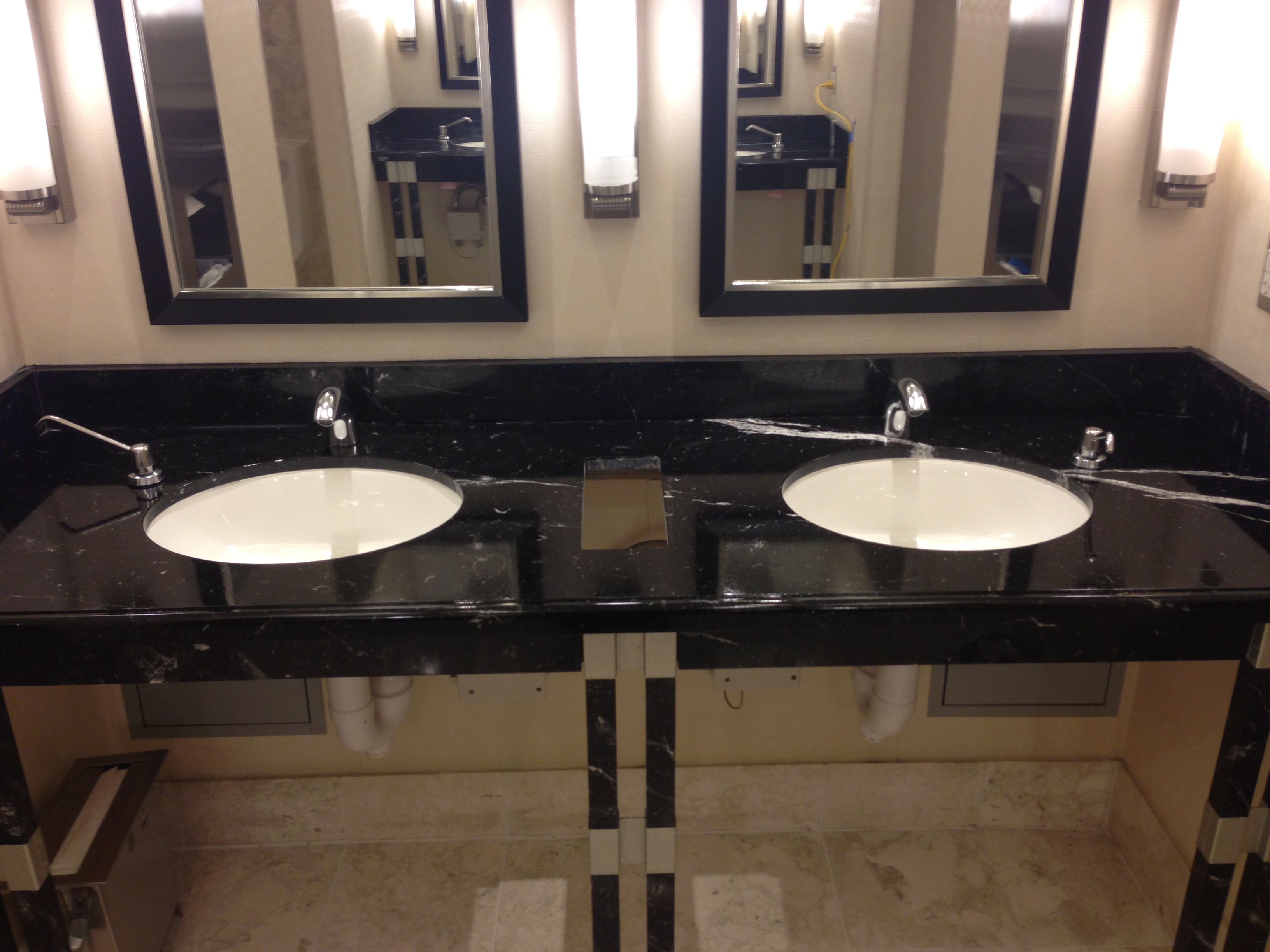 Gaylord National Hotel marble vanity sink coating Washington DC