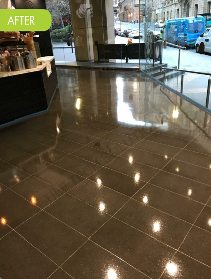 Granite countertop after coating