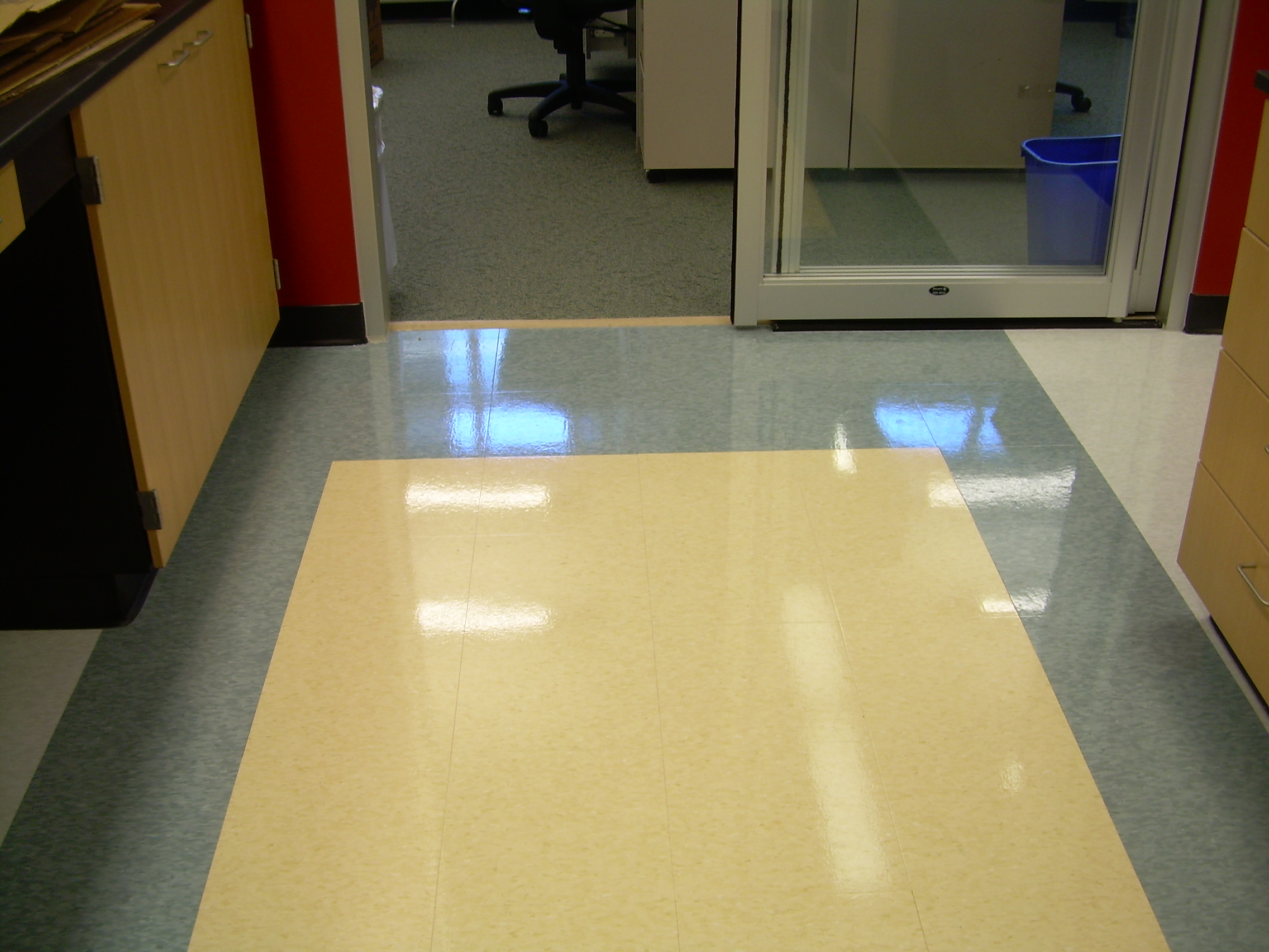 Providence Hospital VCT floor coating