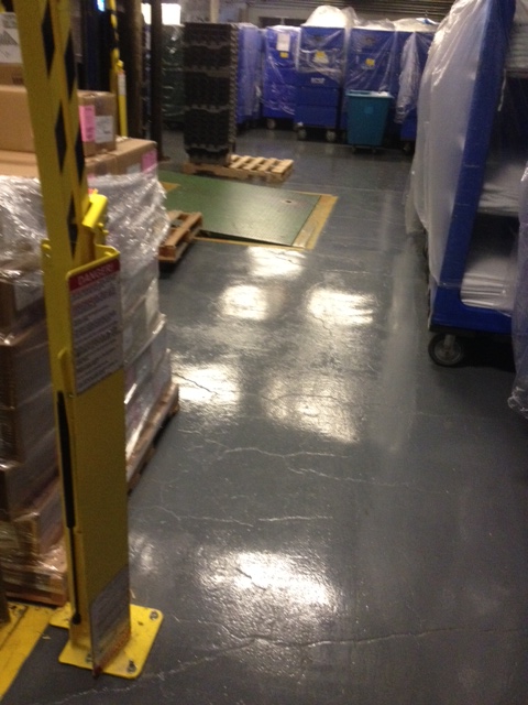 UCSF Medical Center loading dock concrete coating