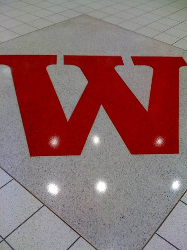 Wabash College terrazzo floor coating